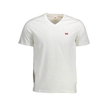 Levi's White Cotton Men T-Shirt - Hilstor