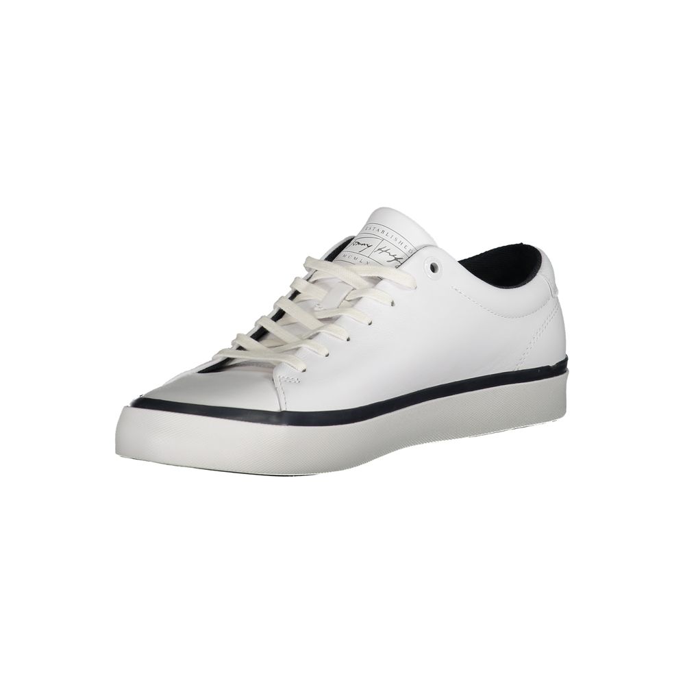 Tommy Hilfiger Løft dit spil med stilfulde hvide sneakers