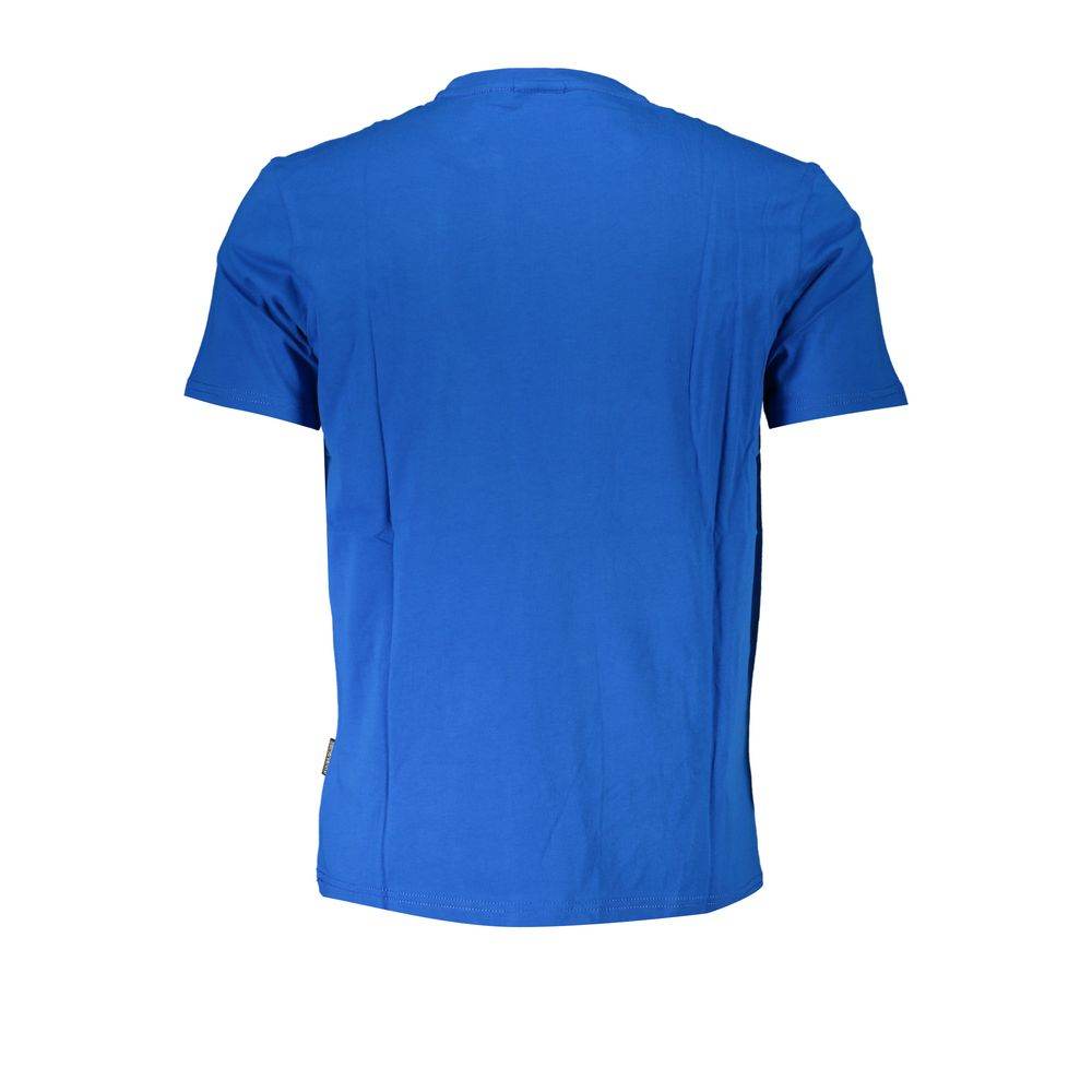 Napapijri Blue Cotton T-Shirt - Hilstor