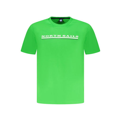 North Sails Grøn T-shirt til mænd i bomuld