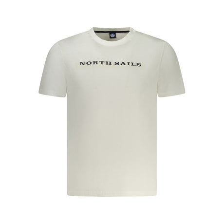 North Sails Hvid Bomuld Herre T-Shirt