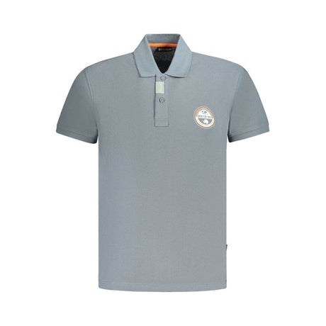 Napapijri Brown Cotton Men Polo Shirt - Hilstor