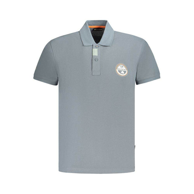Napapijri Brown Cotton Men Polo Shirt - Hilstor