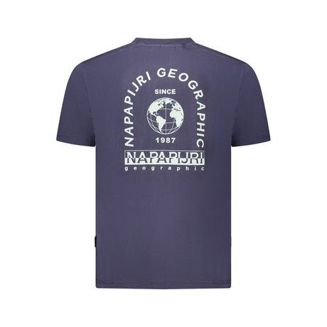 Napapijri blå bomuld herre T-shirt