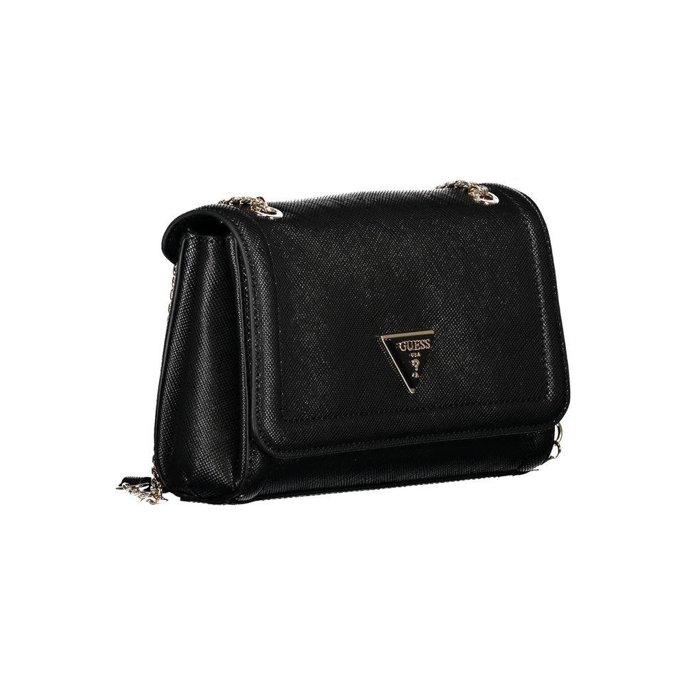 Guess Jeans Black Polyethylene Handbag - Hilstor