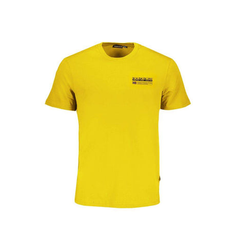 Napapijri Yellow Cotton T-Shirt - Hilstor