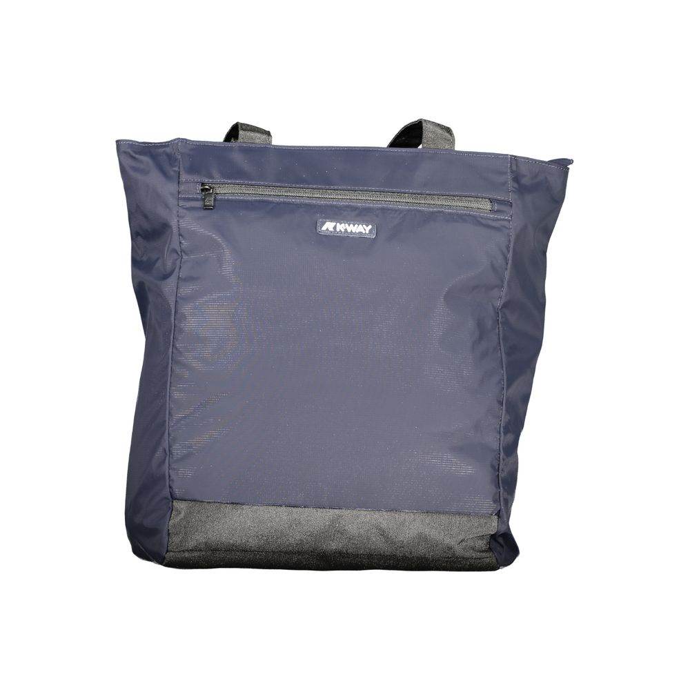 K-WAY Blue Polyester Handbag - Hilstor