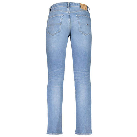 Tommy Hilfiger Light Blue Cotton Men Jeans - Hilstor