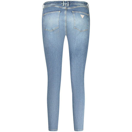 Guess Jeans Blue Recycled Cotton Women Jeans - Hilstor