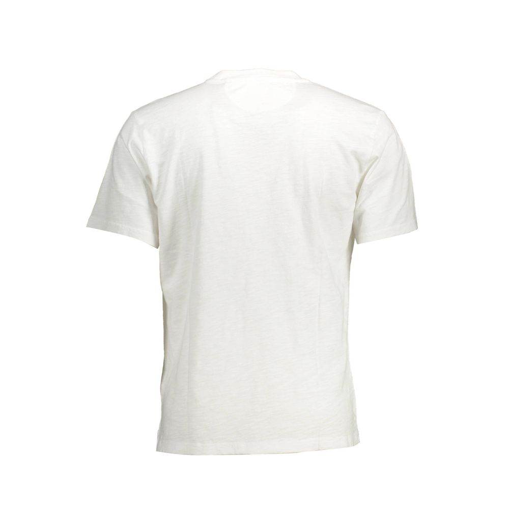 La Martina White Cotton Men T-Shirt - Hilstor