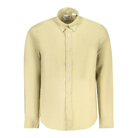 Timberland Beige Cotton Men Shirt - Hilstor