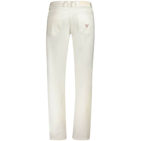 Guess Jeans White Cotton Mens Jeans - Hilstor