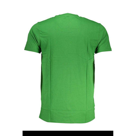 Cavalli Class Green Cotton T-Shirt - Hilstor