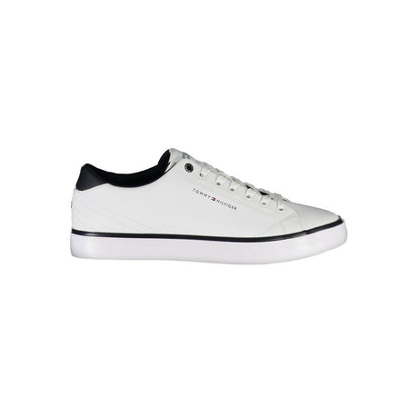 Tommy Hilfiger White Polyester Sneaker - Hilstor