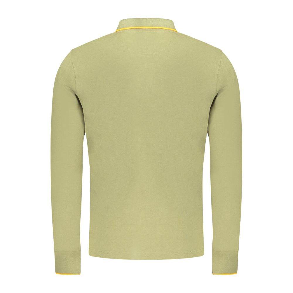North Sails Green Cotton Men Polo Shirt - Hilstor