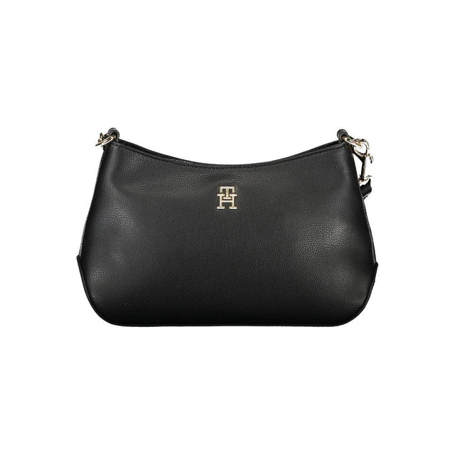Tommy Hilfiger Black Polyester Handbag - Hilstor