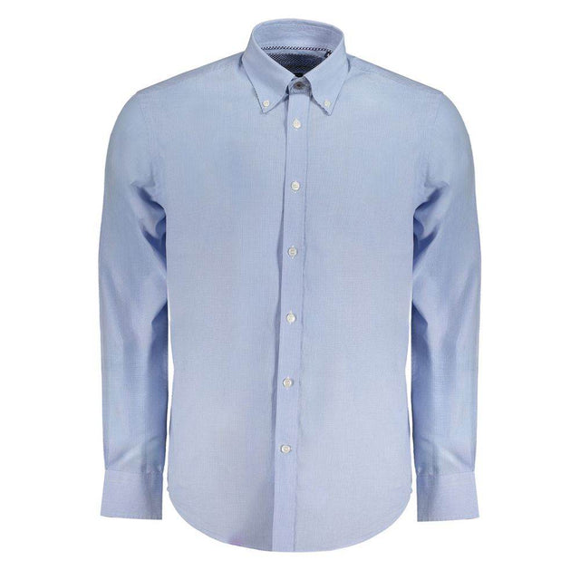Harmont & Blaine Light Blue Cotton Men Shirt - Hilstor