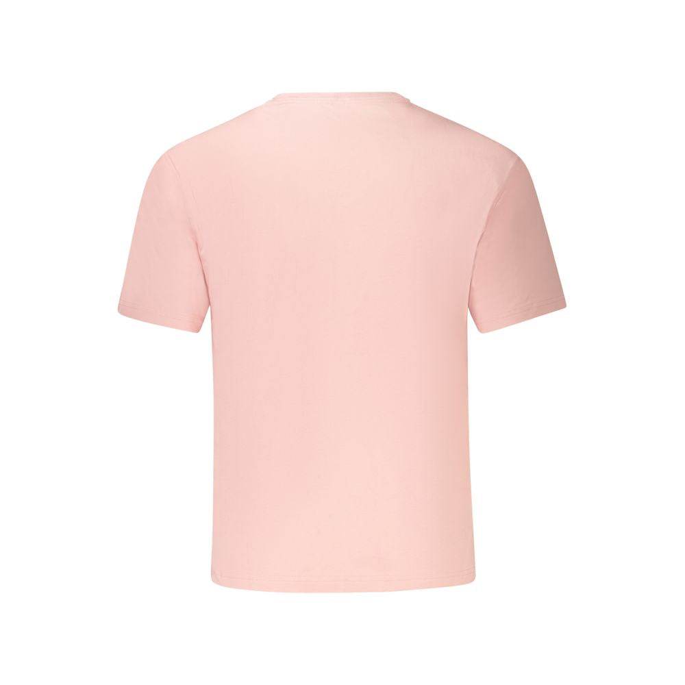 K-WAY Pink Cotton Men T-Shirt - Hilstor