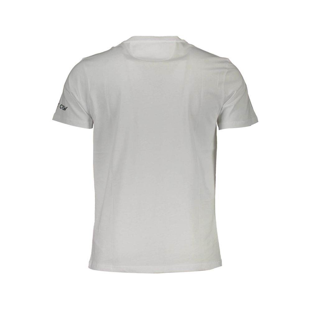 La Martina White Cotton Men T-Shirt - Hilstor