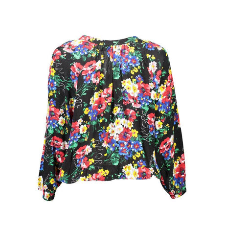 Desigual Black Viscose Women Top - Hilstor