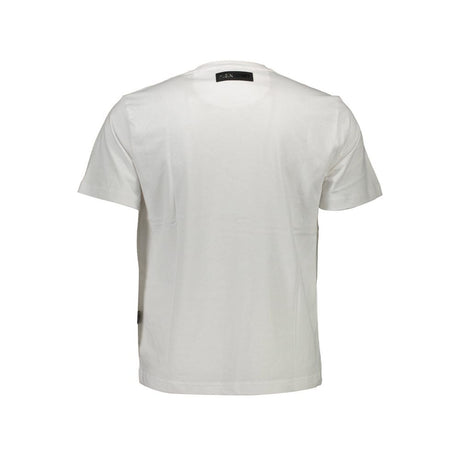 Plein Sport Hvid T-shirt i bomuld til mænd