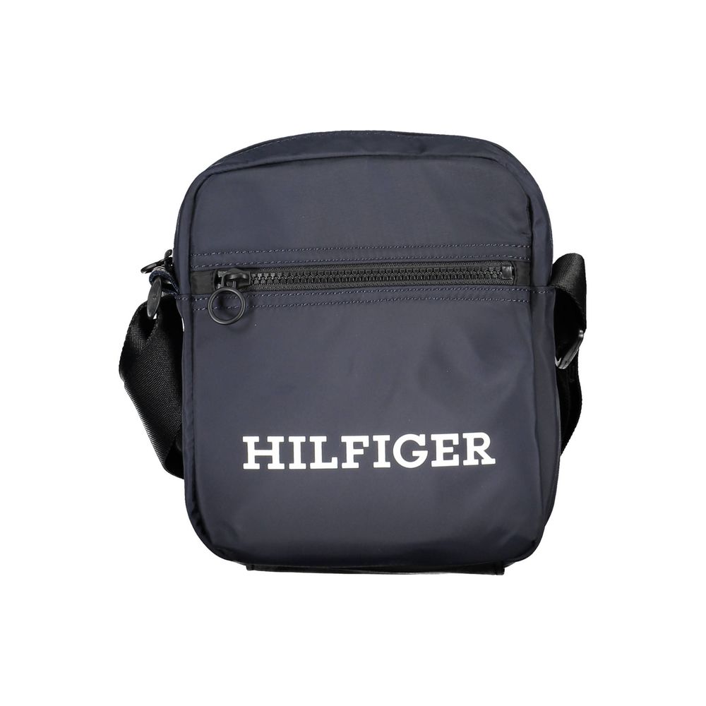 Tommy Hilfiger blå polyester skuldertaske til mænd