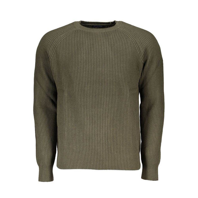 North Sails Green Cotton Men Sweater - Hilstor
