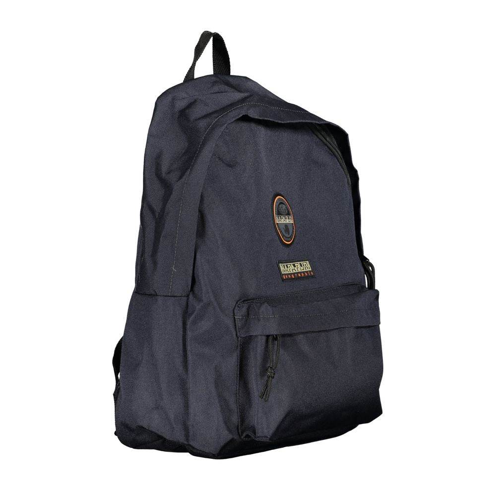 Napapijri Blue Cotton Men Backpack - Hilstor