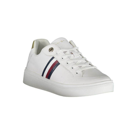 Tommy Hilfiger White Leather Women Sneaker - Hilstor