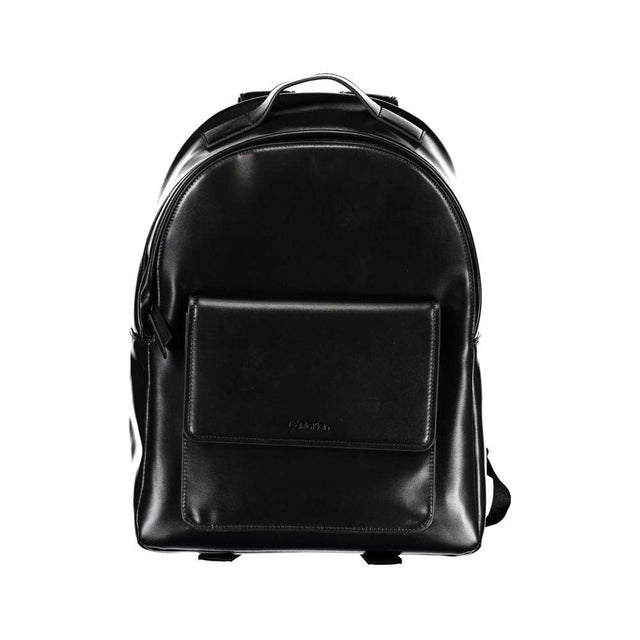 Calvin Klein Elegant Black Urban Backpack with Laptop Compartment - Hilstor