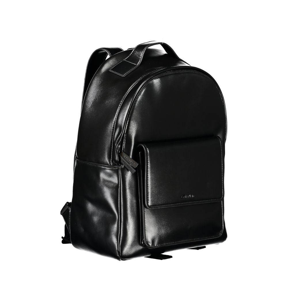 Calvin Klein Elegant Black Urban Backpack with Laptop Compartment - Hilstor