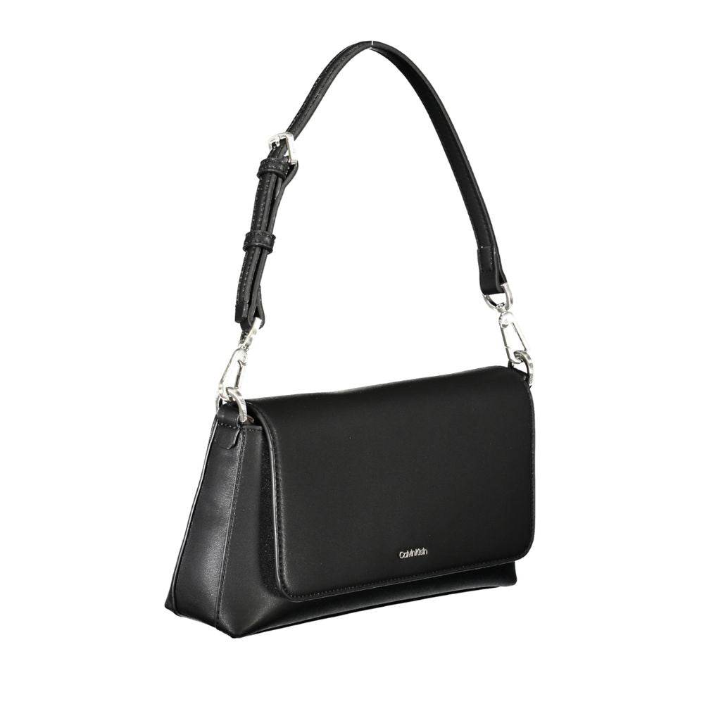 Calvin Klein Black Polyester Handbag - Hilstor