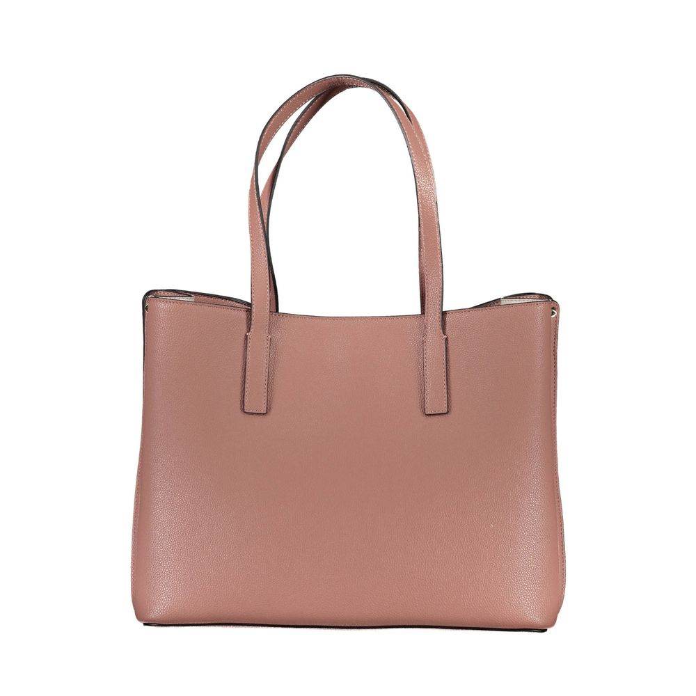 Guess Jeans Pink Polyethylene Handbag - Hilstor