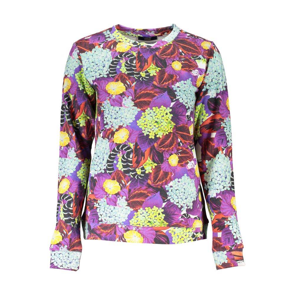 Cavalli Class Purple Cotton Women Sweater - Hilstor