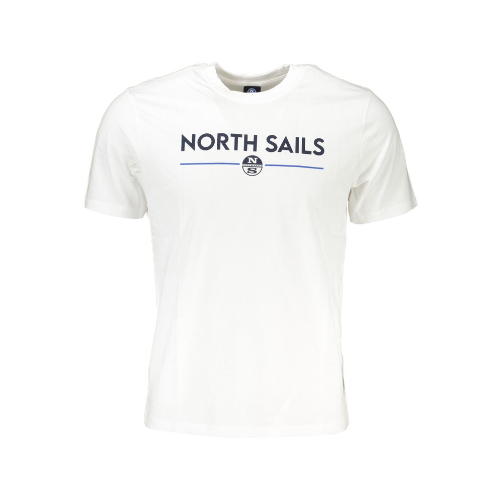 North Sails Hvid T-shirt i bomuld