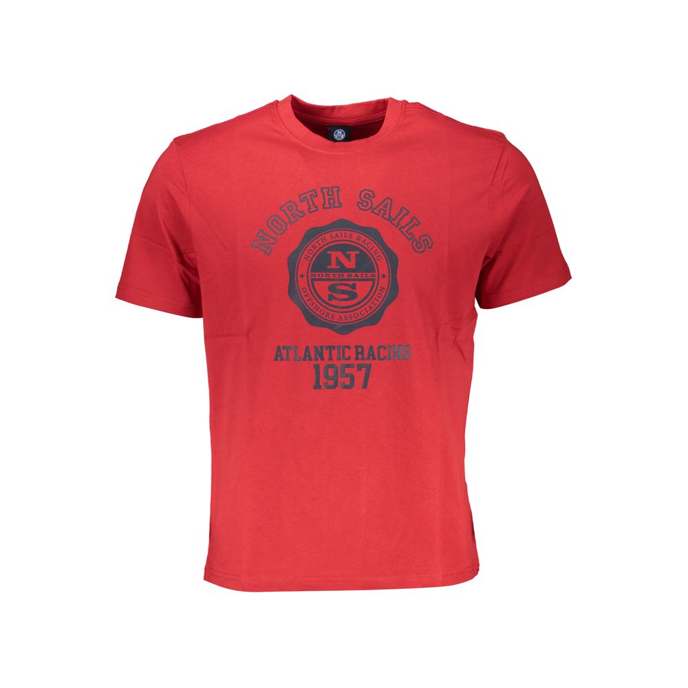North Sails rød bomuld T-shirt