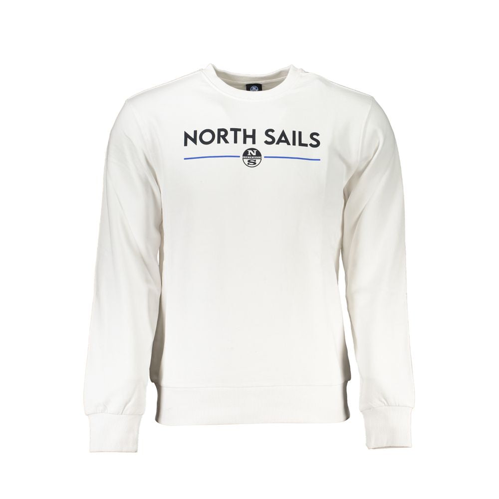 North Sails Hvid Bomuldstrøje