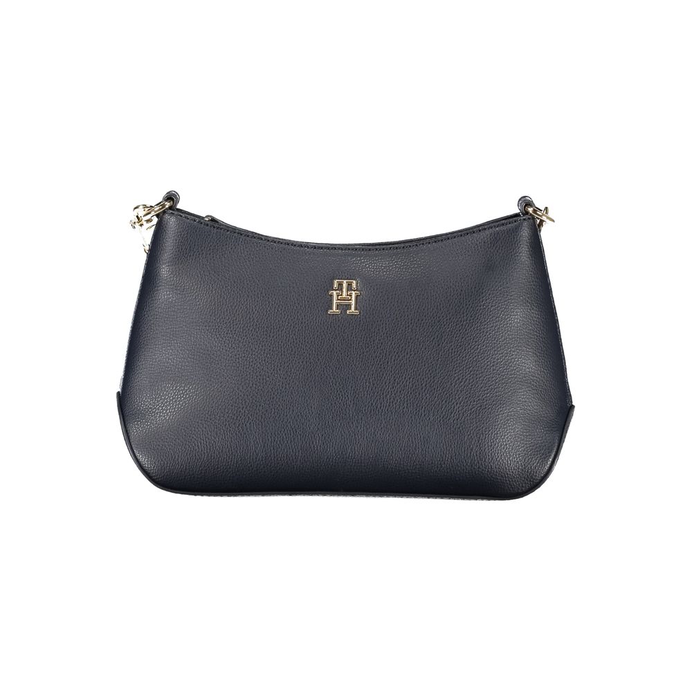 Tommy Hilfiger blå polyester håndtaske