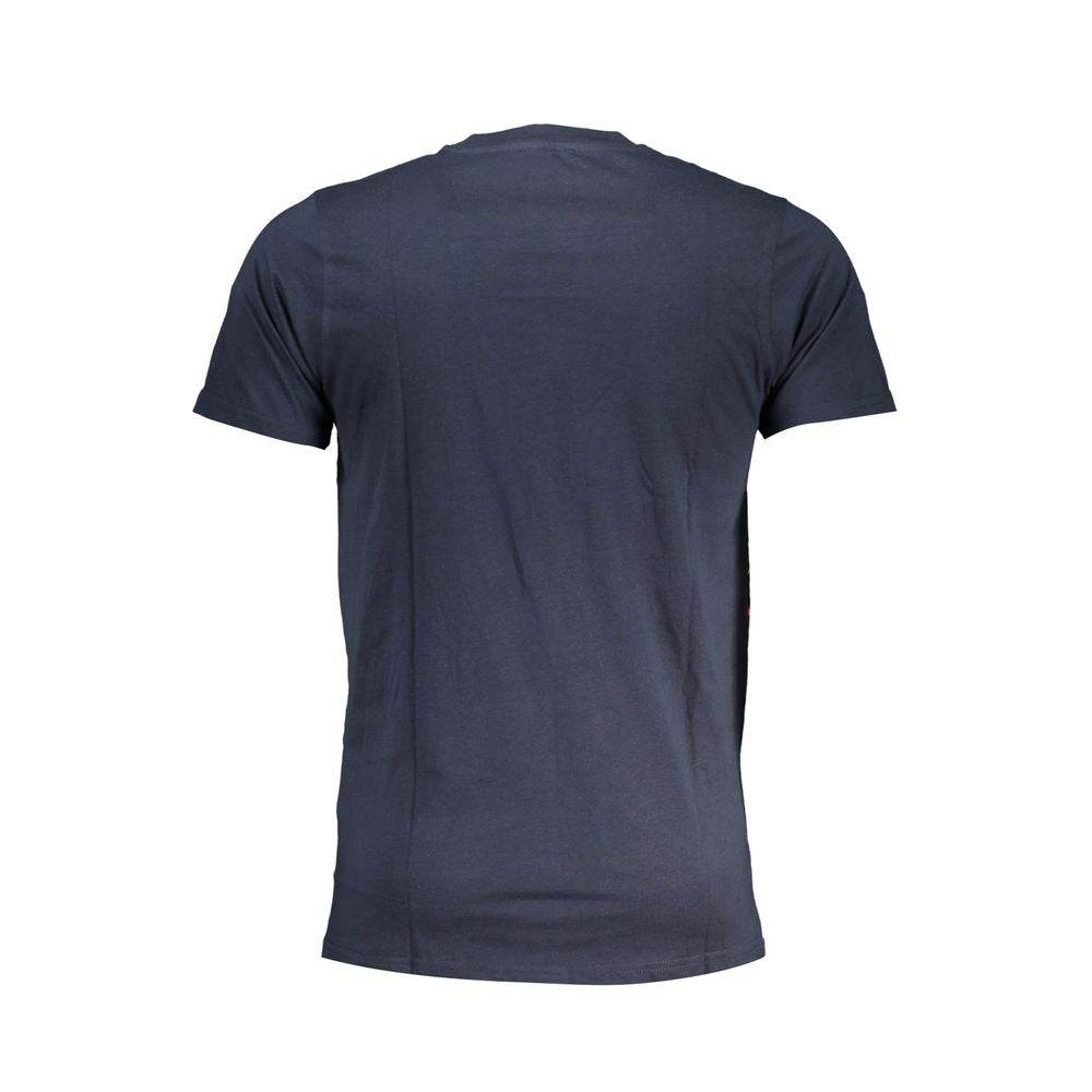 Cavalli Class Blue Cotton T-Shirt - Hilstor