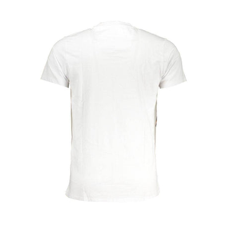 Cavalli Class White Cotton T-Shirt - Hilstor