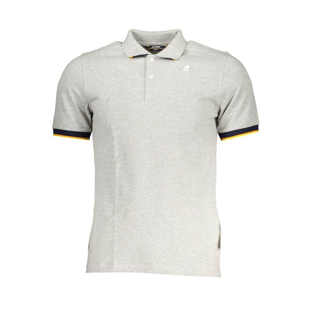 K-WAY Brown Cotton Men Polo Shirt - Hilstor