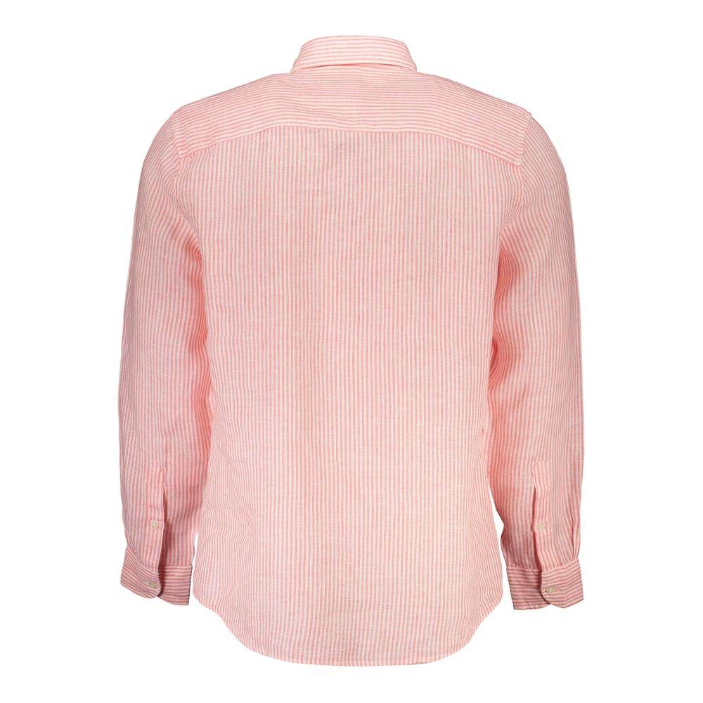 North Sails Pink Linen Shirt - Hilstor