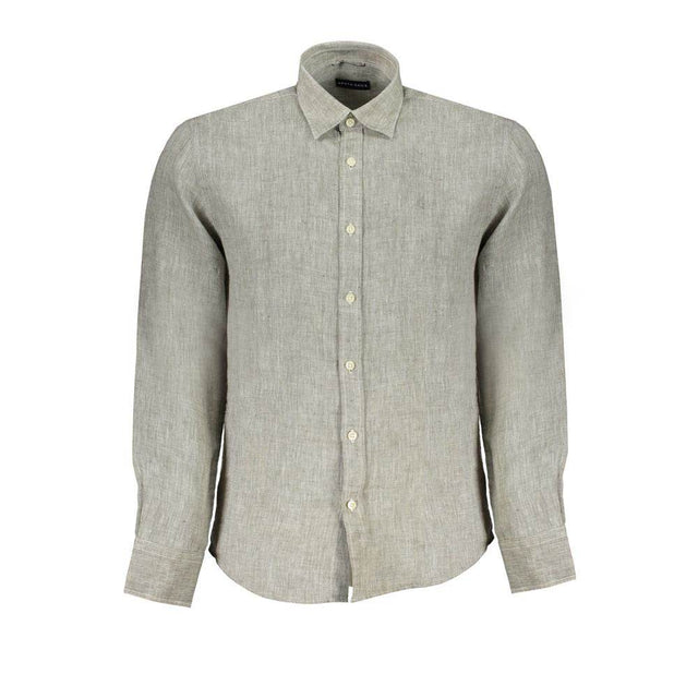 North Sails Gray Linen Shirt - Hilstor