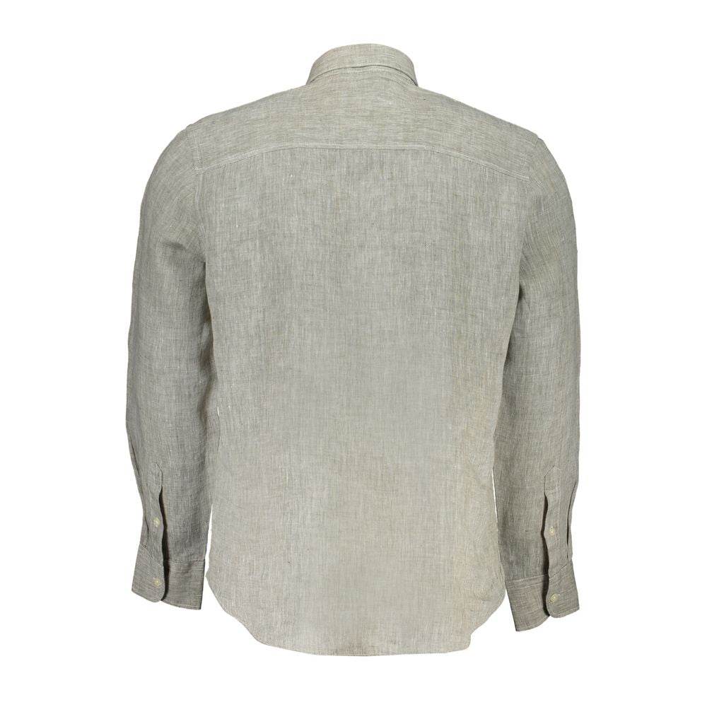 North Sails Gray Linen Shirt - Hilstor