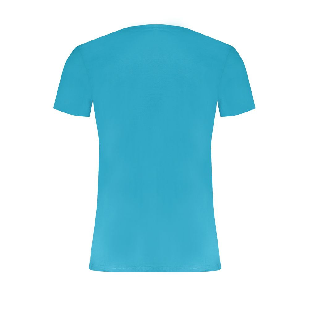 Trussardi lyseblå T-shirt i bomuld