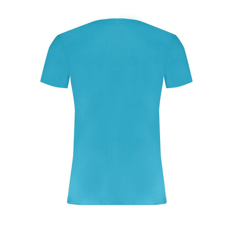 Trussardi lyseblå T-shirt i bomuld