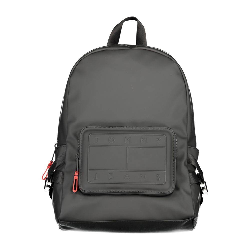 Tommy Hilfiger Black Polyester Backpack - Hilstor