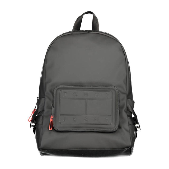 Tommy Hilfiger Black Polyester Backpack - Hilstor
