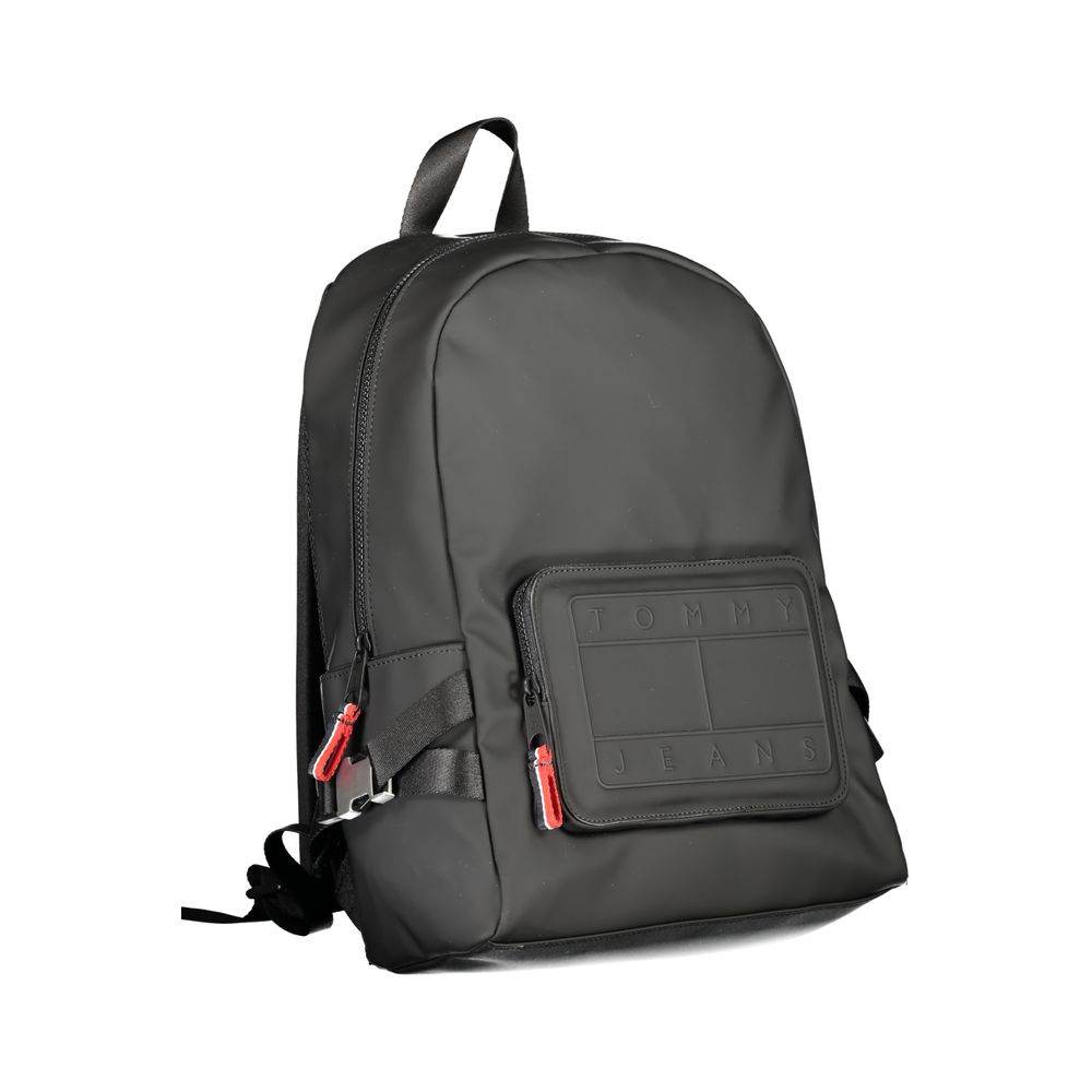 Tommy Hilfiger Black Polyester Backpack - Hilstor