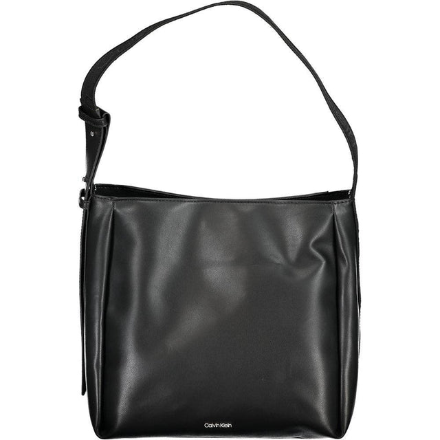 Calvin Klein Black Polyester Handbag - Hilstor